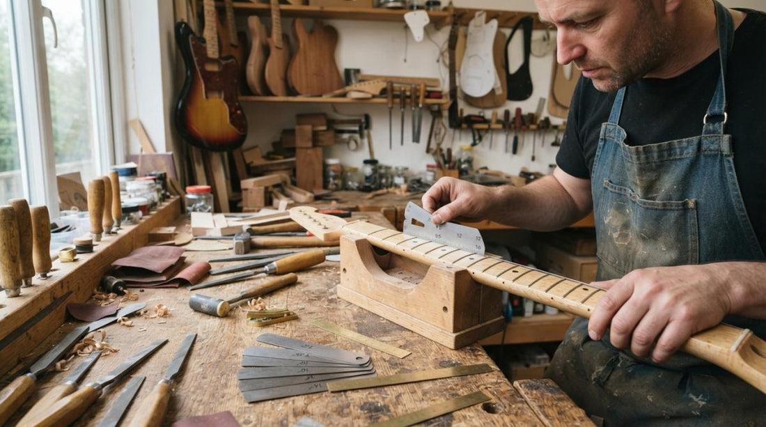 Custom Guitar Neck Radius Explained: A Builder's Guide