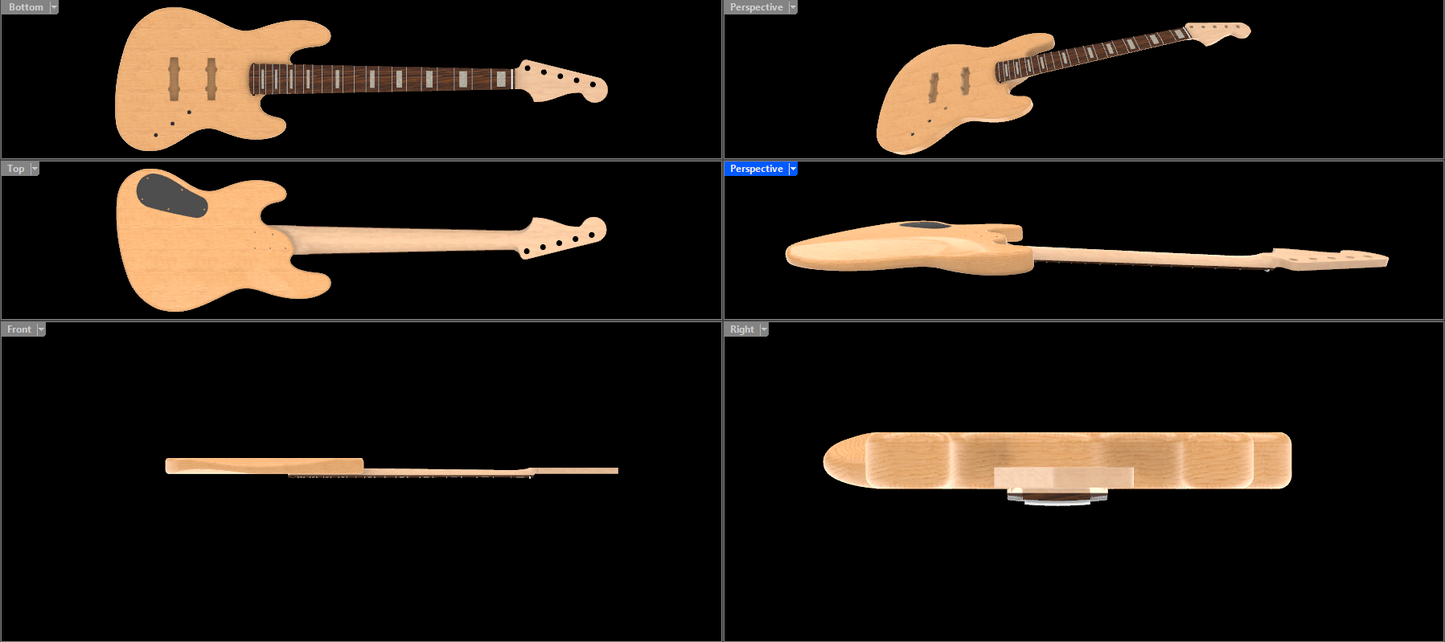 Custom Five String Haynes Jazz Bass
